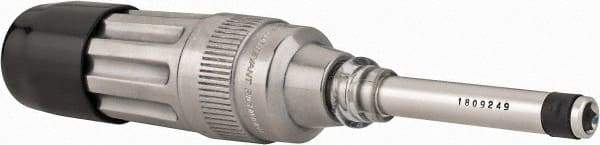 Sturtevant Richmont - 1 Piece, 0.8 to 4 N/m, Adjustable Torque Limiting Screwdriver - 7-3/4" OAL, 1/4" Drive, 2 In/Lb Graduation - Eagle Tool & Supply