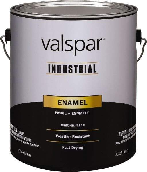 Valspar - 1 Gal Black Gloss Finish Enamel Paint - Interior/Exterior, 400 gL VOC Compliance - Eagle Tool & Supply