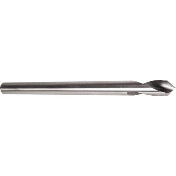 Precision Twist Drill - 3/8" Body Diam, 120°, 7" OAL, High Speed Steel Spotting Drill - Eagle Tool & Supply