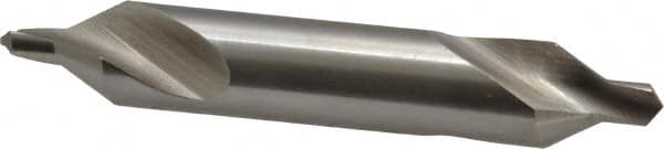 Precision Twist Drill - #5 Plain Cut 60° Incl Angle High Speed Steel Combo Drill & Countersink - Eagle Tool & Supply