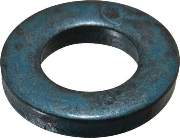Metric Blue - M8 Screw, Alloy Steel Standard Flat Washer - 9.32mm ID x 17.75mm OD, 3mm Thick - Eagle Tool & Supply