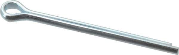 Value Collection - 5/32" Diam x 2" Long Extended Prong Cotter Pin - Grade 2, Zinc-Plated, Steel - Eagle Tool & Supply