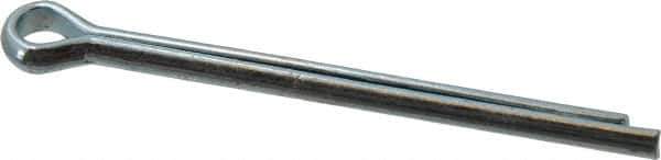 Value Collection - 3/16" Diam x 2-1/2" Long Extended Prong Cotter Pin - Grade 2, Zinc-Plated, Steel - Eagle Tool & Supply