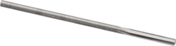 Hertel - 0.085" Solid Carbide 4 Flute Chucking Reamer - Straight Flute, 0.085" Straight Shank, 1/2" Flute Length, 2" OAL - Eagle Tool & Supply