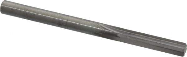 Hertel - #1 Solid Carbide 4 Flute Chucking Reamer - Straight Flute, Straight Shank, 1" Flute Length, 3" OAL - Eagle Tool & Supply