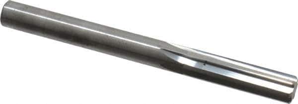 Hertel - Letter N Solid Carbide 6 Flute Chucking Reamer - Straight Flute, Straight Shank, 1-1/8" Flute Length, 3-1/4" OAL - Eagle Tool & Supply