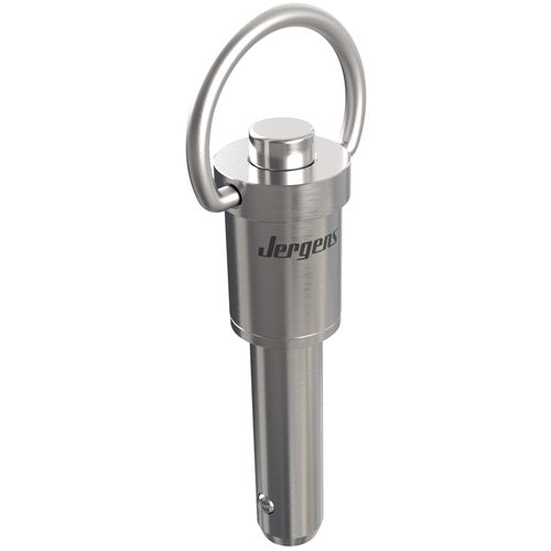 5/16″ Pin Diameter, 1-3/4″ Grip Length, Ring Handle Kwik-Lok Pin, Stainless Steel
