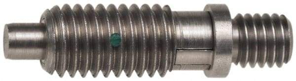 Gibraltar - 1/4-20, 1/2" Thread Length, 1/8" Max Plunger Diam, 1 Lb Init to 5 Lb Final End Force, Locking Knob Handle Plunger - Knobless Threaded Stud, 5/8" Length Under Head/Shoulder, 1/8" Plunger Projection - Eagle Tool & Supply