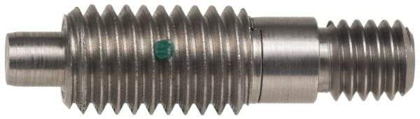 Gibraltar - 5/16-18, 5/8" Thread Length, 0.155" Max Plunger Diam, 0.75 Lb Init to 3 Lb Final End Force, Knob Handle Plunger - Knobless Threaded Stud, 3/16" Length Under Head/Shoulder, 3/16" Plunger Projection - Eagle Tool & Supply
