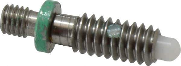 Gibraltar - 1/4-20, 1/2" Thread Length, 0.144" Max Plunger Diam, 0.5 Lb Init to 1.5 Lb Final End Force, Locking Knob Handle Plunger - Knobless Threaded Stud, 5/8" Length Under Head/Shoulder, 1/8" Plunger Projection - Eagle Tool & Supply