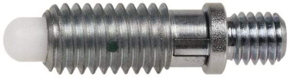 Gibraltar - 5/8-11, 1" Thread Length, 0.373" Max Plunger Diam, 5 Lb Init to 10 Lb Final End Force, Locking Knob Handle Plunger - Knobless Threaded Stud, 1-5/16" Length Under Head/Shoulder, 5/16" Plunger Projection - Eagle Tool & Supply