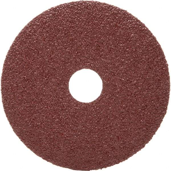 3M - 4-1/2" Diam 7/8" Hole 36 Grit Fiber Disc - Very Coarse Grade, Ceramic, 13,300 Max RPM, Series 983C - Eagle Tool & Supply