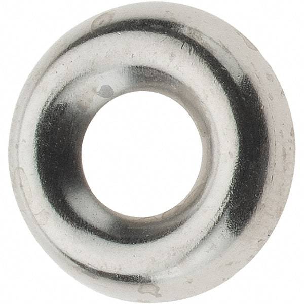 Value Collection - 5/64" Thick, Nickel-Plated Finish, Brass, Standard Countersunk Washer - 0.425" OD - Eagle Tool & Supply