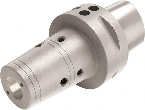Seco - 12mm Hole Diam, C6 Modular Connection Shrink Fit Tool Holder & Adapter - 80mm Projection, 27mm Nose Diam, 47.5mm Clamping Depth, 40,000 RPM, Through Coolant - Exact Industrial Supply