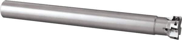 Seco - 32mm Cut Diam, 6mm Max Depth of Cut, 25mm Shank Diam,Indexable Plunge End Mill - Cylindrical Shank, Multiple Insert Styles, R217.79 Toolholder Style, Through Coolant, Series Turbo 10 - Eagle Tool & Supply