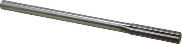 Interstate - 11mm High Speed Steel Chucking Reamer - Straight Flute, Straight Shank, 1-3/4" Flute Length, 7" OAL - Eagle Tool & Supply