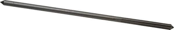 Interstate - 4mm High Speed Steel Chucking Reamer - Straight Flute, Straight Shank, 1-1/8" Flute Length, 4-1/2" OAL - Eagle Tool & Supply