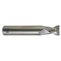 5.5mm x 6mm x 13mm x 50mm 2Fl Square Carbide End Mill - Bright - Eagle Tool & Supply