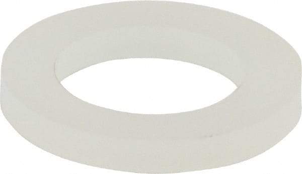 Made in USA - 5/16" Screw, Grade 6/6 Nylon Standard Flat Washer - 8.05mm ID x 1/2" OD, 1.57mm Thick - Eagle Tool & Supply