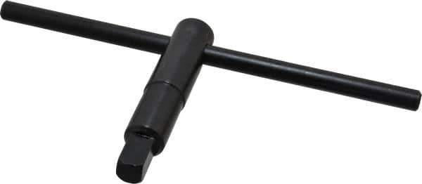 Interstate - 6, 8" Chuck Diam Compatibility, Lathe Chuck Key - 4" Body Length, 7/16" Actual Key Square Size - Eagle Tool & Supply