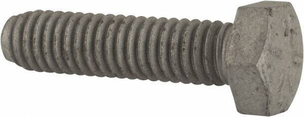 Armor Coat - 5/16-18 UNC, 1-1/4" Length Under Head Hex Head Cap Screw - Fully Threaded, Grade 8 Steel, 1/2" Hex - Eagle Tool & Supply
