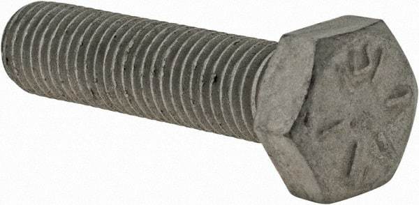 Armor Coat - 5/16-24 UNF, 1-1/4" Length Under Head Hex Head Cap Screw - Fully Threaded, Grade 8 Steel, 1/2" Hex - Eagle Tool & Supply