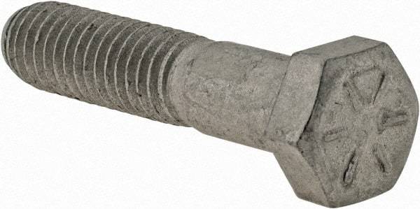 Armor Coat - 3/8-16 UNC, 1-3/4" Length Under Head Hex Head Cap Screw - Partially Threaded, Grade 8 Steel, 9/16" Hex - Eagle Tool & Supply