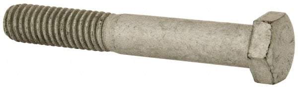 Armor Coat - 3/8-16 UNC, 2-1/2" Length Under Head Hex Head Cap Screw - Partially Threaded, Grade 8 Steel, 9/16" Hex - Eagle Tool & Supply