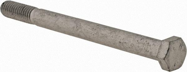 Armor Coat - 3/8-16 UNC, 4-1/2" Length Under Head Hex Head Cap Screw - Partially Threaded, Grade 8 Steel, 9/16" Hex - Eagle Tool & Supply