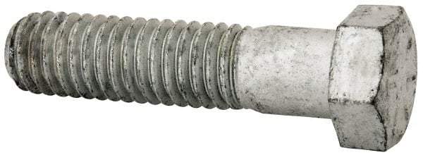 Armor Coat - 7/16-14 UNC, 1-3/4" Length Under Head Hex Head Cap Screw - Partially Threaded, Grade 8 Steel, 5/8" Hex - Eagle Tool & Supply