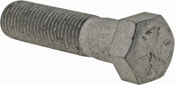 Armor Coat - 7/16-20 UNF, 1-3/4" Length Under Head Hex Head Cap Screw - Partially Threaded, Grade 8 Steel, 5/8" Hex - Eagle Tool & Supply