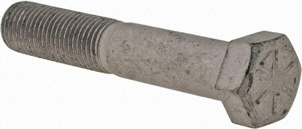 Armor Coat - 7/16-20 UNF, 2-1/2" Length Under Head Hex Head Cap Screw - Partially Threaded, Grade 8 Steel, 5/8" Hex - Eagle Tool & Supply