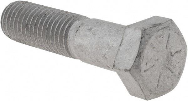 Armor Coat - 5/8-11 UNC, 2-3/4" Length Under Head Hex Head Cap Screw - Partially Threaded, Grade 8 Steel, 15/16" Hex - Eagle Tool & Supply
