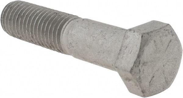 Armor Coat - 5/8-11 UNC, 3" Length Under Head Hex Head Cap Screw - Partially Threaded, Grade 8 Steel, 15/16" Hex - Eagle Tool & Supply