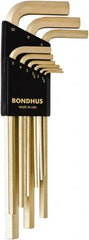 Bondhus - Hex Key Sets Tool Type: Hex Handle Type: L-Key Long Arm - Eagle Tool & Supply