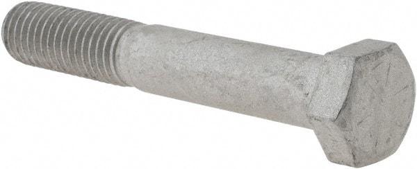 Armor Coat - 5/8-11 UNC, 4" Length Under Head Hex Head Cap Screw - Partially Threaded, Grade 8 Steel, 15/16" Hex - Eagle Tool & Supply