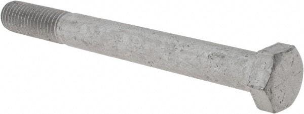 Armor Coat - 5/8-11 UNC, 6" Length Under Head Hex Head Cap Screw - Partially Threaded, Grade 8 Steel, 15/16" Hex - Eagle Tool & Supply