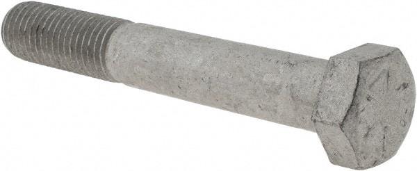 Armor Coat - 3/4-10 UNC, 5" Length Under Head Hex Head Cap Screw - Partially Threaded, Grade 8 Steel, 1-1/8" Hex - Eagle Tool & Supply