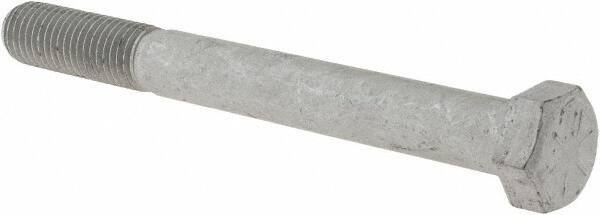 Armor Coat - 3/4-10 UNC, 7" Length Under Head Hex Head Cap Screw - Partially Threaded, Grade 8 Steel, 1-1/8" Hex - Eagle Tool & Supply