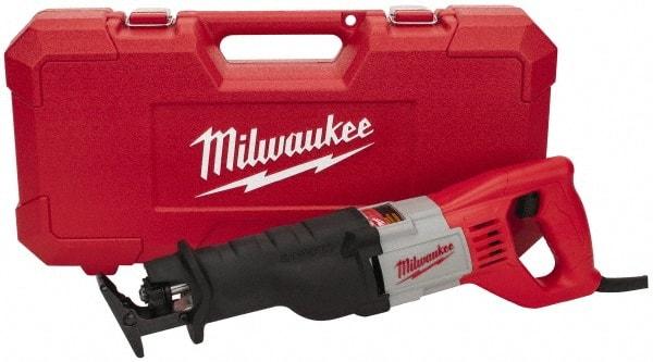Milwaukee Tool - 3,000 Strokes per Minute, 3/4 Inch Stroke Length, Electric Reciprocating Saw - 120 Volts, 12 Amps - Eagle Tool & Supply