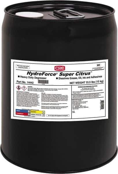 CRC - 5 Gal Bucket Cleaner/Degreaser - Liquid, Citrus - Eagle Tool & Supply