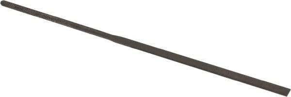 Grobet - 6-1/4" Needle Precision Swiss Pattern Round File - Round Handle - Eagle Tool & Supply