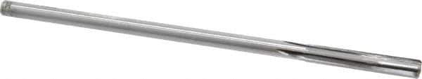 Made in USA - 0.256" Carbide-Tipped 4 Flute Chucking Reamer - Straight Flute, 15/64" Straight Shank, 1-1/2" Flute Length, 6" OAL - Eagle Tool & Supply