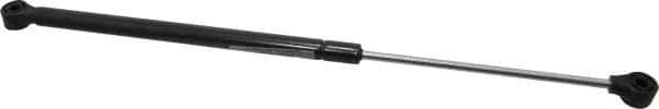 Value Collection - 0.24" Rod Diam, 0.59" Tube Diam, 30 Lb Capacity, Gas Spring - 17.18" Extended Length, 6.18" Stroke Length, Plastic Ball Socket, Black Nitride Piston - Eagle Tool & Supply