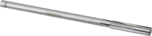 Made in USA - 0.327" Carbide-Tipped 4 Flute Chucking Reamer - Straight Flute, 9/32" Straight Shank, 1-1/2" Flute Length, 6" OAL - Eagle Tool & Supply