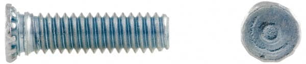 Electro Hardware - 4-40 Thread, 1/2" OAL, 0.04" Min Panel Thickness, Steel Captive Stud - Eagle Tool & Supply