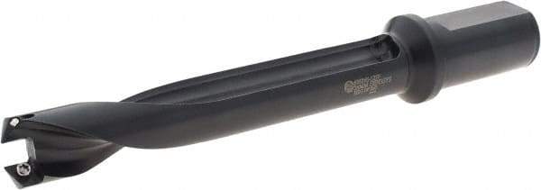 Allied Machine and Engineering - 26 to 28.57mm Diam, 5xD, 5-23/32" Max Depth, 1-1/4" Shank Diam, 9-5/8" OAL, Replaceable Tip Drill - Series 26 - Eagle Tool & Supply