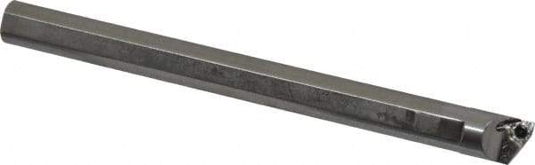 Hertel - 0.54" Min Bore Diam, 6" OAL, 1/2" Shank Diam, HBBQ Indexable Boring Bar - 2" Max Bore Depth, WPGT Insert, Screw Holding Method - Eagle Tool & Supply