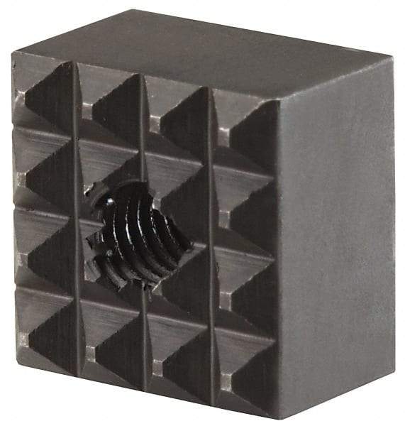Jergens - Square Positioning Grippers Material: Carbide-Tipped Height (Inch): 3/8 - Eagle Tool & Supply