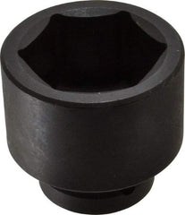 Proto - 1" Drive 63mm Impact Socket - 6 Points, 3-3/8" OAL - Eagle Tool & Supply
